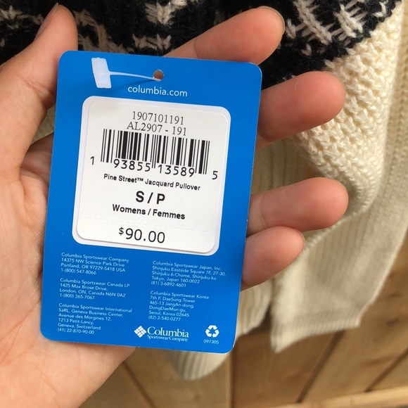 Columbia Women’s Pine Street Jacquard Pullover S - Picture 7 of 12